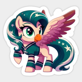 Philadelphia Eagles Little Pony Sticker